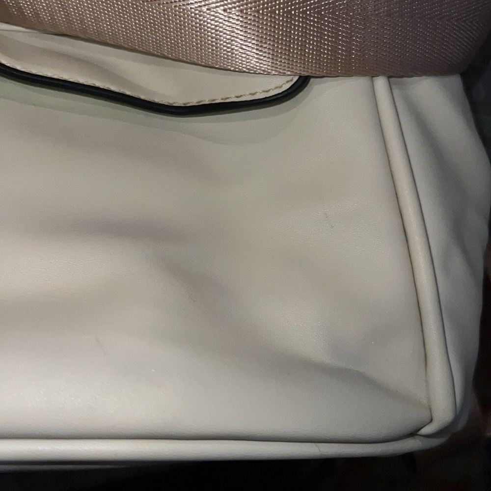 Cream Backpack Purse - Picture 7 of 8
